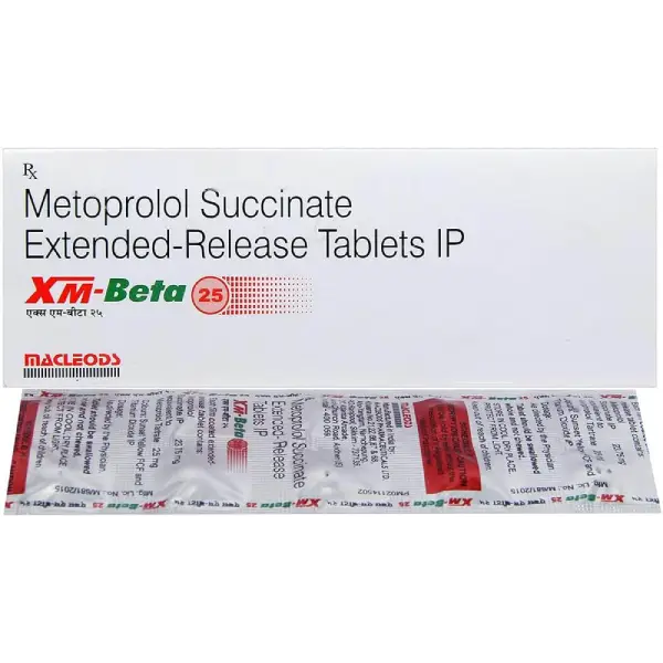 XM Beta 25mg Tablet